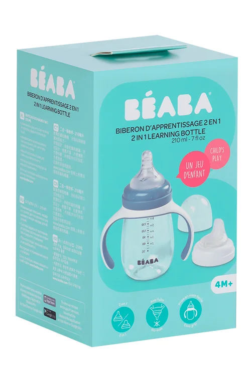 Поильник Beaba голубой 210 мл