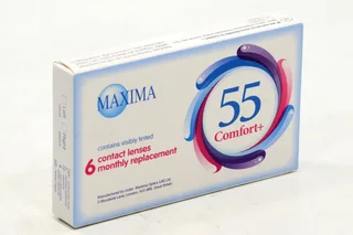 Линзы Максима 55 Комфорт плюс (диоптрия -4,0) 6 шт