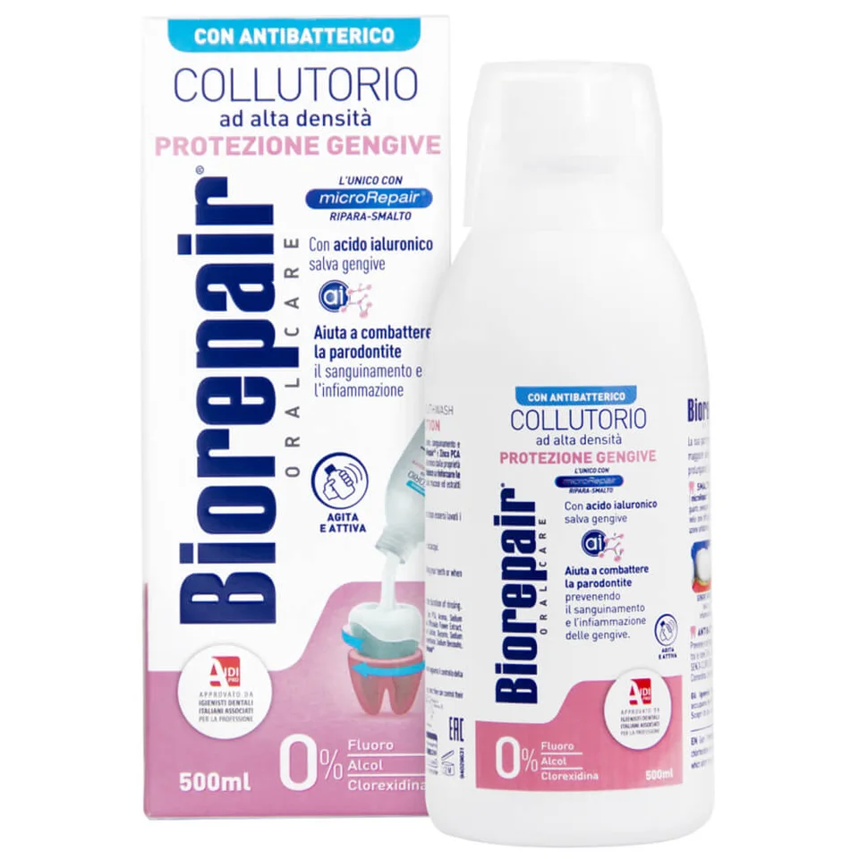 Ополаскиватель для полости рта Антибактериальный Gum Protection, 500 мл, Biorepair
