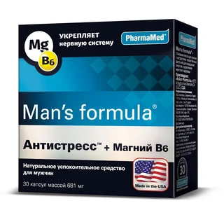 Менс формула Антистресс+Магний B6 30 шт капсулы