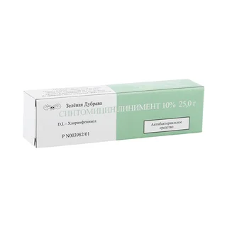 Синтомицина 10% 25 гр линимент