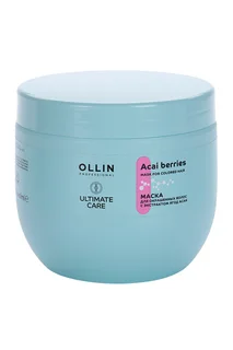 Маска Ollin Professional Ultimate Care для окрашенных волос с экстрактом ягод асаи 500 мл