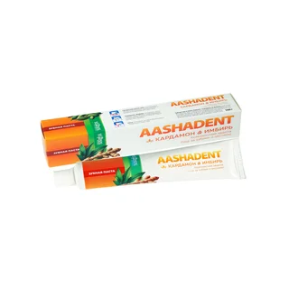 Зубная паста Кардамон-Имбирь Aasha Herbals 100 мл