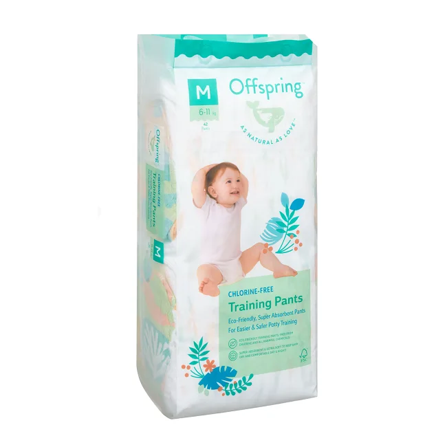 Трусики-подгузники Offspring M (6-11 кг) 42 шт Лес