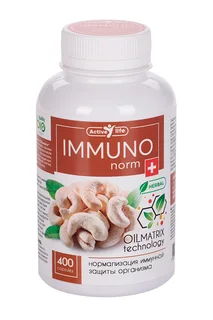 Масляный матриксный экстракт IMMUNOnorm Herbal Active life 400 шт капсулы