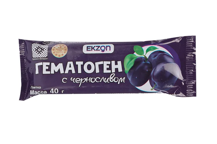 Гематоген Волшебный с черносливом 40 гр
