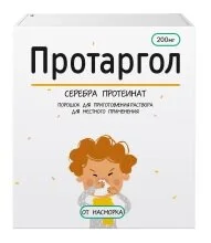 Протаргол пор. + растворитель 0,2г 1 шт