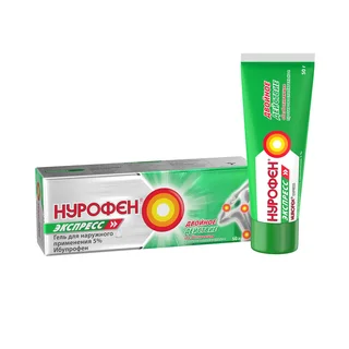 Нурофен Экспресс Гель для наружного применения 5% Туба 50 гр