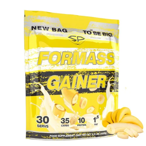 Гейнер Steelpower For Mass Gainer высокобелков для набора мышеч массы банан 1 500 гр