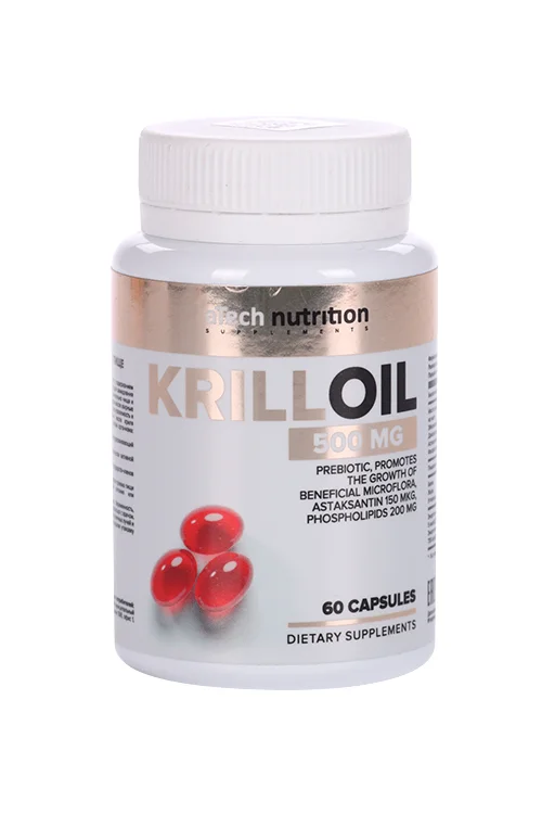 Масло криля Krill oil aTech Nutrition 700 мг 60 шт капсулы желатиновые мягкие