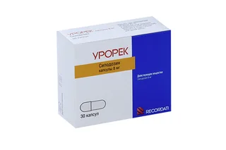 Урорек 8 мг 30 шт капсулы