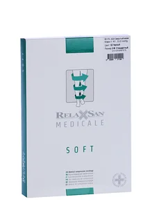 Чулки Relaxsan Medicale Soft 1 класс компресс M1170 - AGH закрытый носок черный р 2-М стандарт