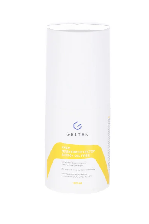Крем Гельтек Sun Protection мультипротектор SPF 50+ oil free 100 мл