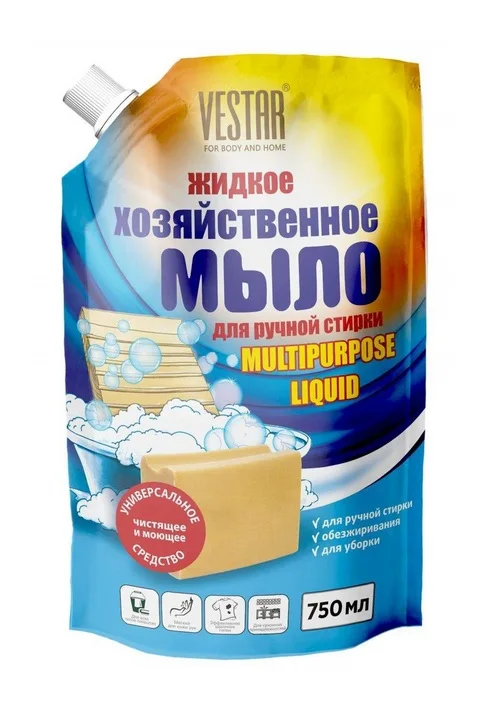 Хозяйственное жидкое мыло Вестар для ручной стирки и уборки