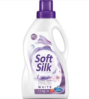 Средство Soft Silk White жидкое для стирки 1,5 кг