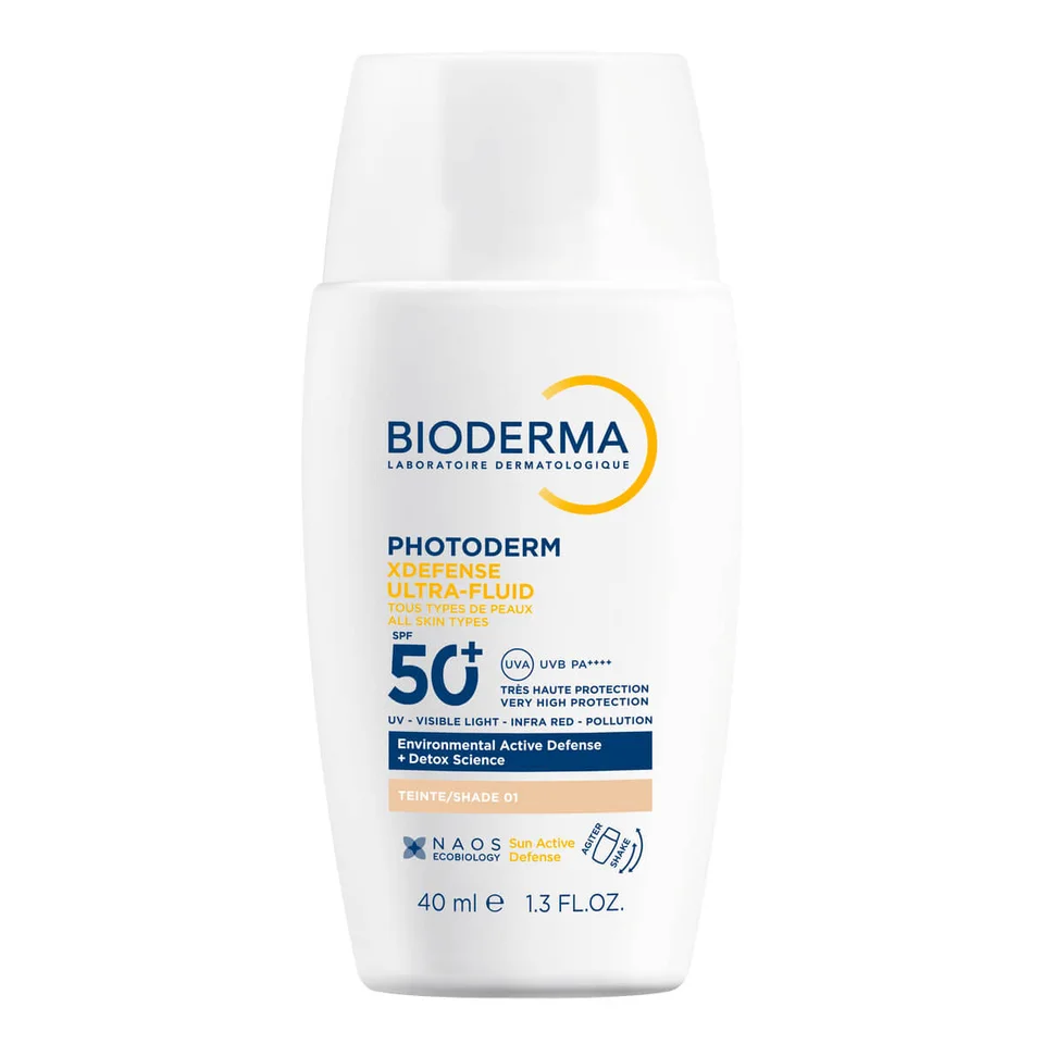 Солнцезащитный флюид для всех типов кожи, очень светлый оттенок Photoderm Xdefense SPF 50+, 40 мл, Bioderma