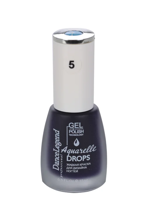 Лак для ногтей Dance Legend жидкие краски для ногтей Aquarelle drops тон №5 15 мл