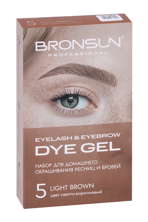 Набор Innovator Cosmetics Bronsun №5 Светло-корич для домаш окрашивания ресниц и бровей