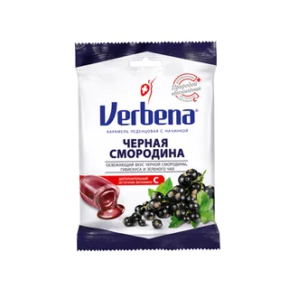 Карамель Вербена черная смородина 60 гр