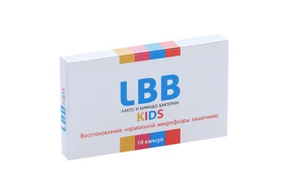 ЛББ лакто и бифидо бактерии Кидс 10 шт капсулы