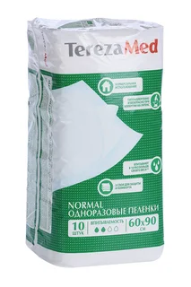 Пеленки TerezaMed нормал однораз 60×90 см 10 шт