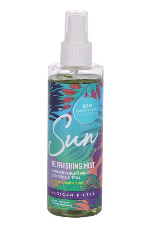 Мист Bio Cosmetolog Professional Sun увлажняющий для лица / тела 190 мл
