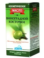 Аспера масло косметическое виноградная косточка витаминно-антиоксидантный комплекс 30 мл