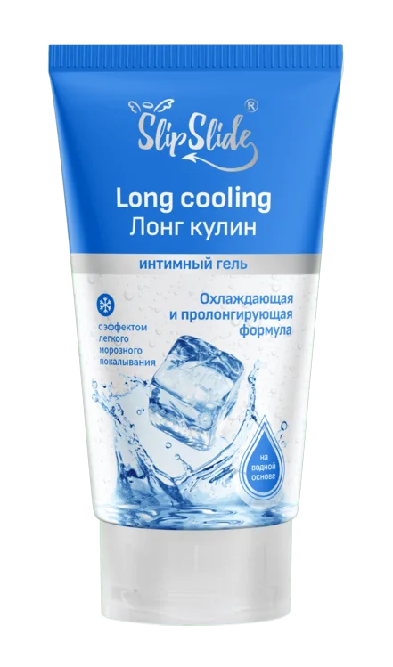 Гель-смазка интим СлипСлайд охлаж для пролонгир формула (Long cooling) 150 мл