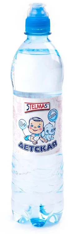 Вода питьевая Стэлмас дет н/г (0+), 0,6 л