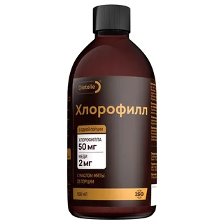Хлорофилл, с маслом мяты, 500 мл, Dietelle
