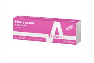 Мометазон-Акрихин 0,1% 30 гр крем для наружного применения (Д)