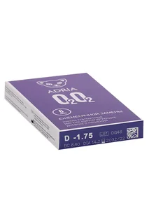 Контактные линзы Adria O2O2 мягкие / корригирующие / дневные / ежемесячные -1.75/14.2/8.6, 6 шт