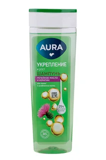 Шампунь Aura укрепление / рост, 390 мл