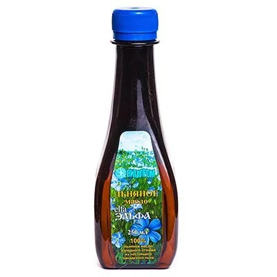 Масло льняное из белого льна 250 мл Эльфа