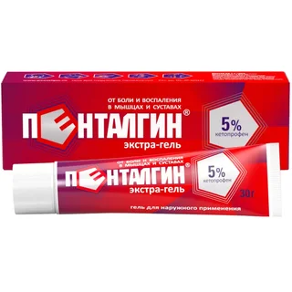 Пенталгин экстра-гель гель 5% 30 гр
