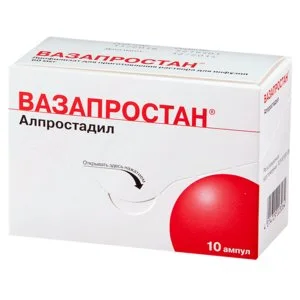 Вазапростан раствор 60 мкг 10 шт