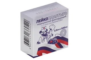 Лейкопластырь Лейко мед фиксир на ткан основе в инд короб 2.5×500 см