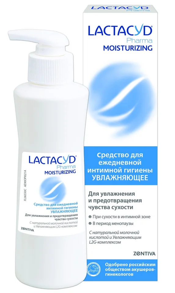Лактацид Фарма Средство Для Интимной Гигиены Увлажняющее флакон 250 мл