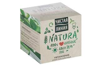 Крем-гель Чистая Линия Natura для лица увлажнение 45 мл