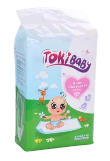 Пеленки TokiBaby впитывающие 60×90 см 15 шт