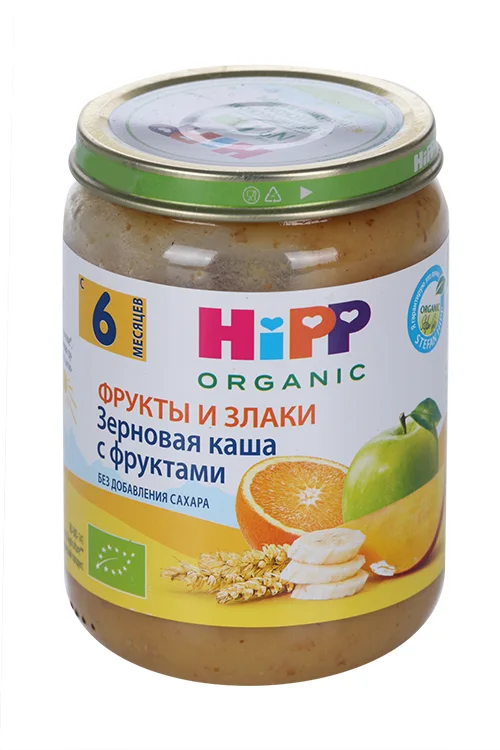 Каша Хипп Зерновая с фруктами (с 6 мес) 190 гр