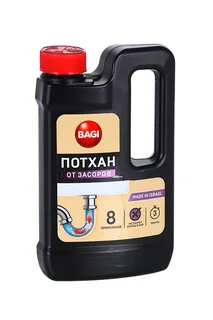 Средство для удаления засоров Bagi «Потхан» гранулированное 600 гр