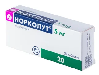 Норколут таб. 5 мг 20 шт