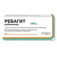 Ребагит 100 мг 90 шт таблетки покрытые пленочной оболочкой