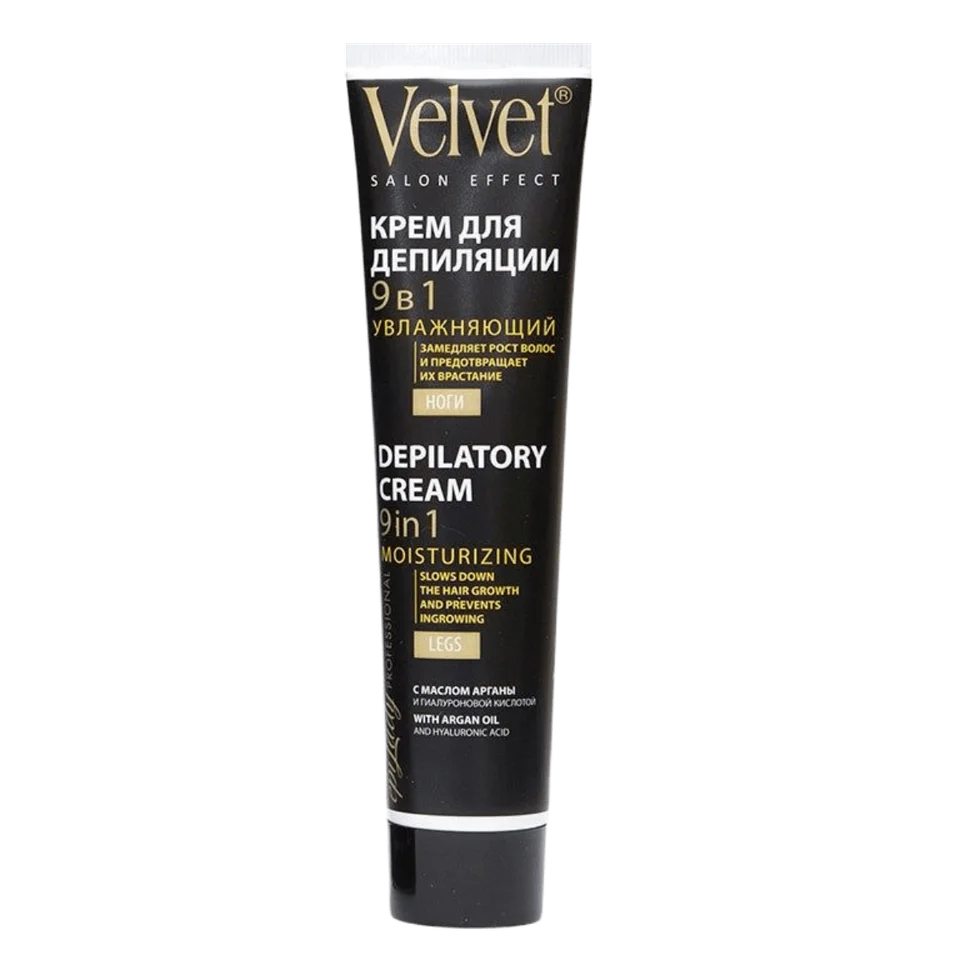 Крем для депиляции 9в1 увлажняющий 125 мл Velvet