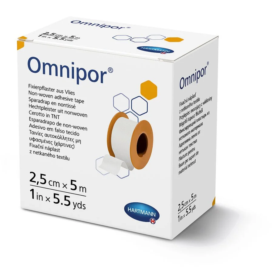 Пластырь Омнипор 2,5 см × 5 м (неткан)