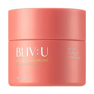 Коллагеновый крем для тургора кожи с пептидами Collagen Bouncing Firming Cream 80 мл Bliv:U