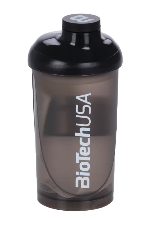Шейкер BioTechUSA Wave+Compact спортивный черный 500 мл