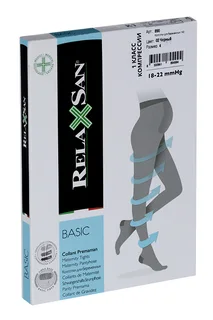 Колготки Relaxsan Basic для беременных 1 класс компрессии Collant Premama№140 ден 890 черный р 4