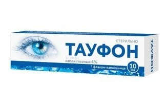 Тауфон капли 4 % 3 шт